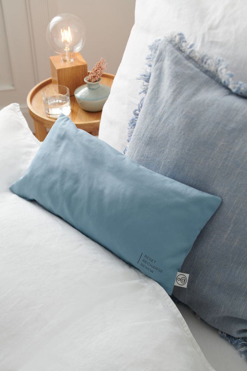 Tchibo Arolla Pine Cushion 40 x 20 cm, Light Blue - Image 1